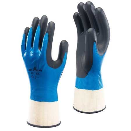 SHOWA SHOWA 377 Foam Nitrile Fully Coated Gloves, 12PK 377-10